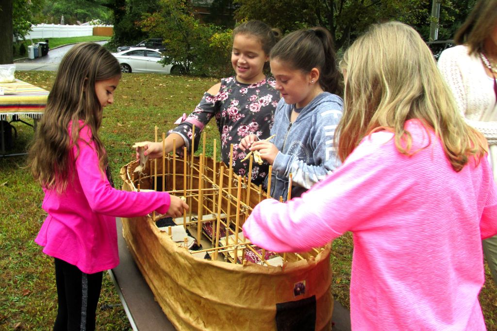 learning about weaving